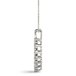 Lab Grown Heart Sharp Pendants