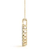 Lab Grown Heart Sharp Pendants