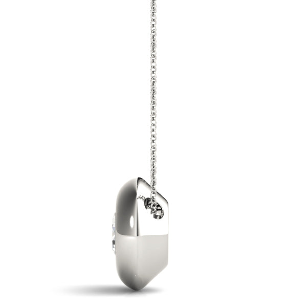 Solitaire Bezel Set Pendant