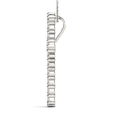 Shared-Prong Cross Pendent