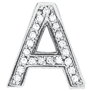 Natural Diamond Initial A Pendant