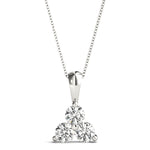 Natural Diamond PENDANTS 3 STONE MATCH 40342