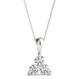 Natural Diamond PENDANTS 3 STONE MATCH 40342