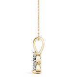 Lab Grown PENDANTS 3 STONE MATCH 40342