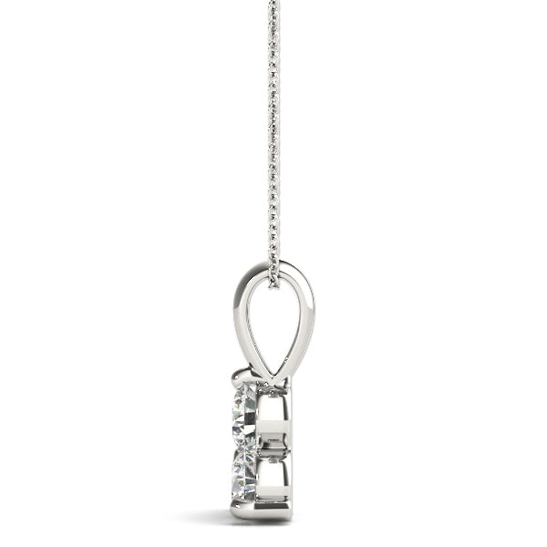 Lab Grown PENDANTS 3 STONE MATCH 40342