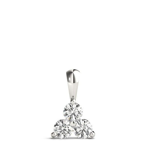 Lab Grown PENDANTS 3 STONE MATCH 40342