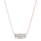 Natural Diamond 3-Stone Pendant