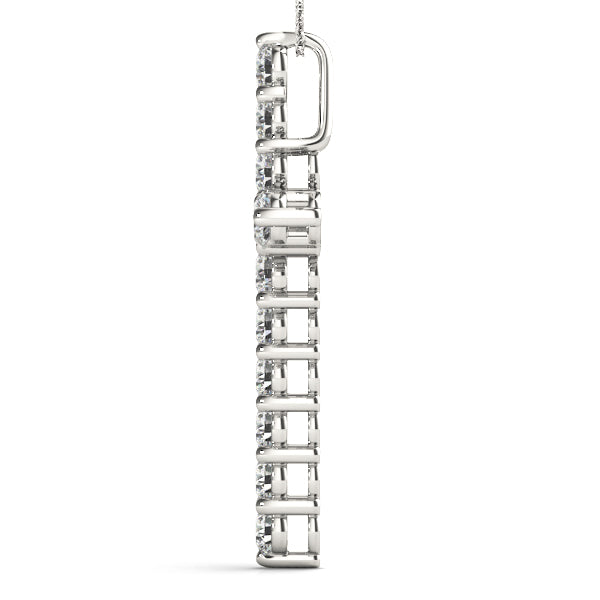 Lab Grown Prong Set Cross Pendants