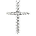 Prong Set Cross Pendants