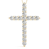 Prong Set Cross Pendants