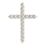 Prong Set Cross Pendants