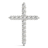 Lab Grown Prong Set Cross Pendants