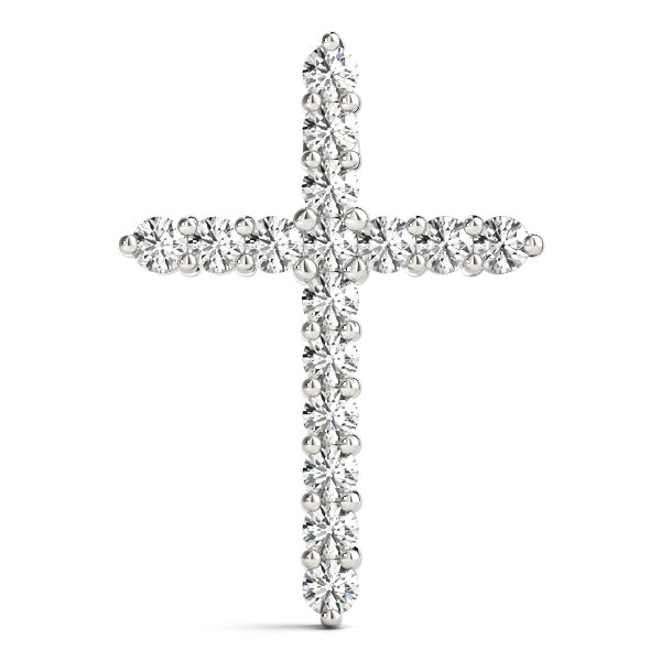 Prong Set Cross Pendants