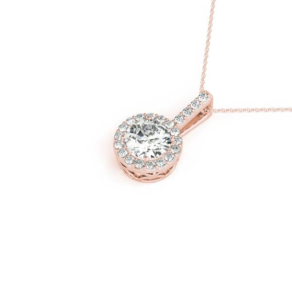 Round Halo Pendant