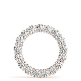 Lab Grown Shared Prong Circle Pendant