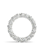 Shared Prong Circle Pendant