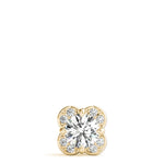 Prong Set Round Halo Pendant