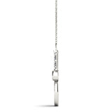Bezel Tennis Racket Shape Pendant