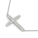 Lab Grown SIDEWAYS CROSSES