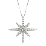 Natural Diamond Star Fashion Pendant