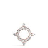 Circle Shape Prong Set Fashion Pendant