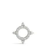Circle Shape Prong Set Fashion Pendant