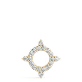 Circle Shape Prong Set Fashion Pendant