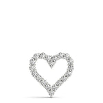 Heart Shaped Diamond Pendant