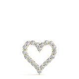 Heart Shaped Diamond Pendant