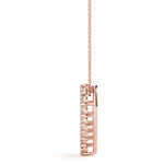 Heart Shaped Diamond Pendant