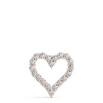 Heart Shaped Diamond Pendant