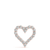 Heart Shaped Diamond Pendant