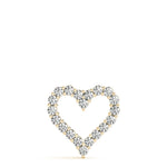 Heart Shaped Diamond Pendant
