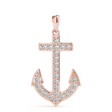 DIAMOND ANCHOR PENDANT