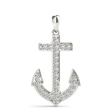 DIAMOND ANCHOR PENDANT