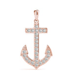 DIAMOND ANCHOR PENDANT