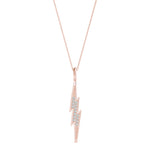 Natural Diamond THUNDERBOLT PENDANT