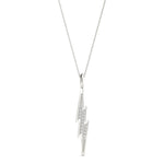 Natural Diamond THUNDERBOLT PENDANT