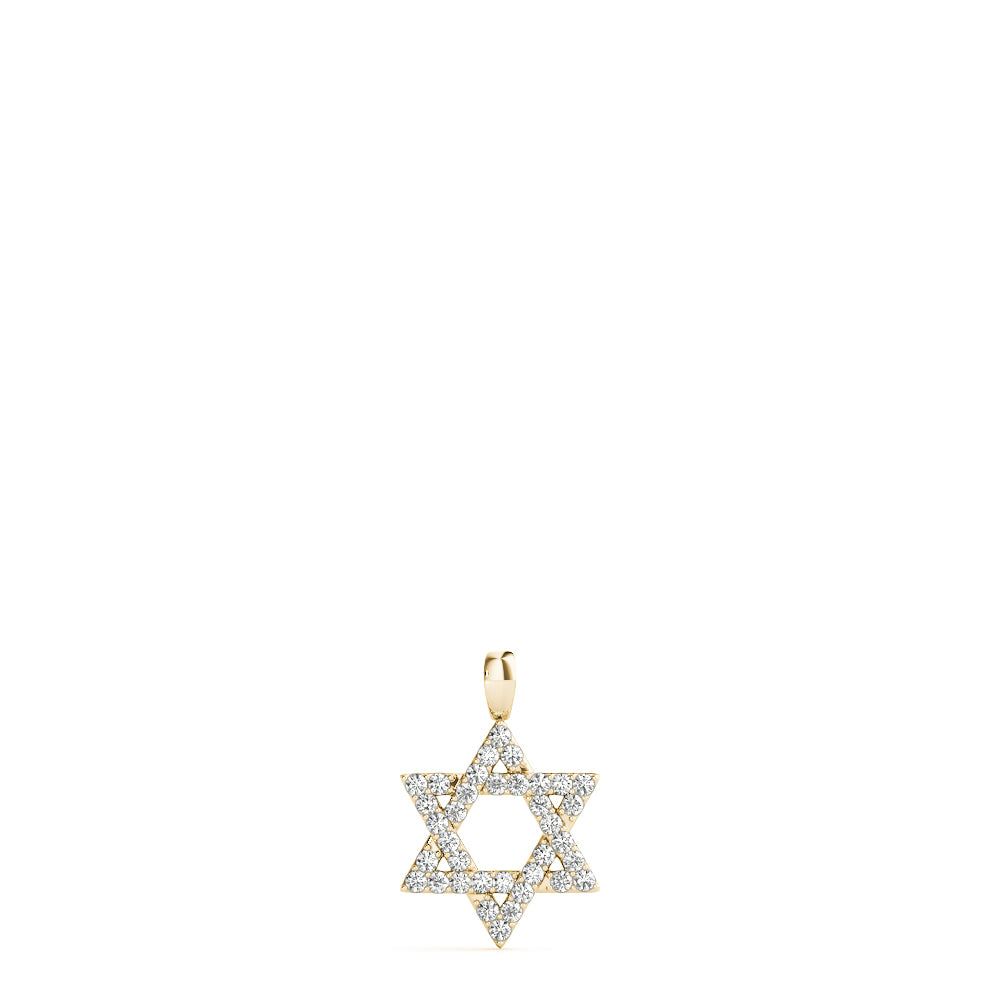 Star Of David Religious Pendant