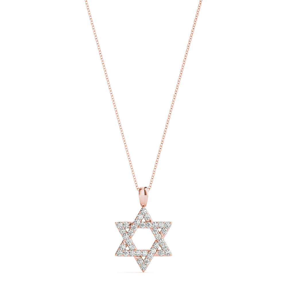 Star Of David Religious Pendant