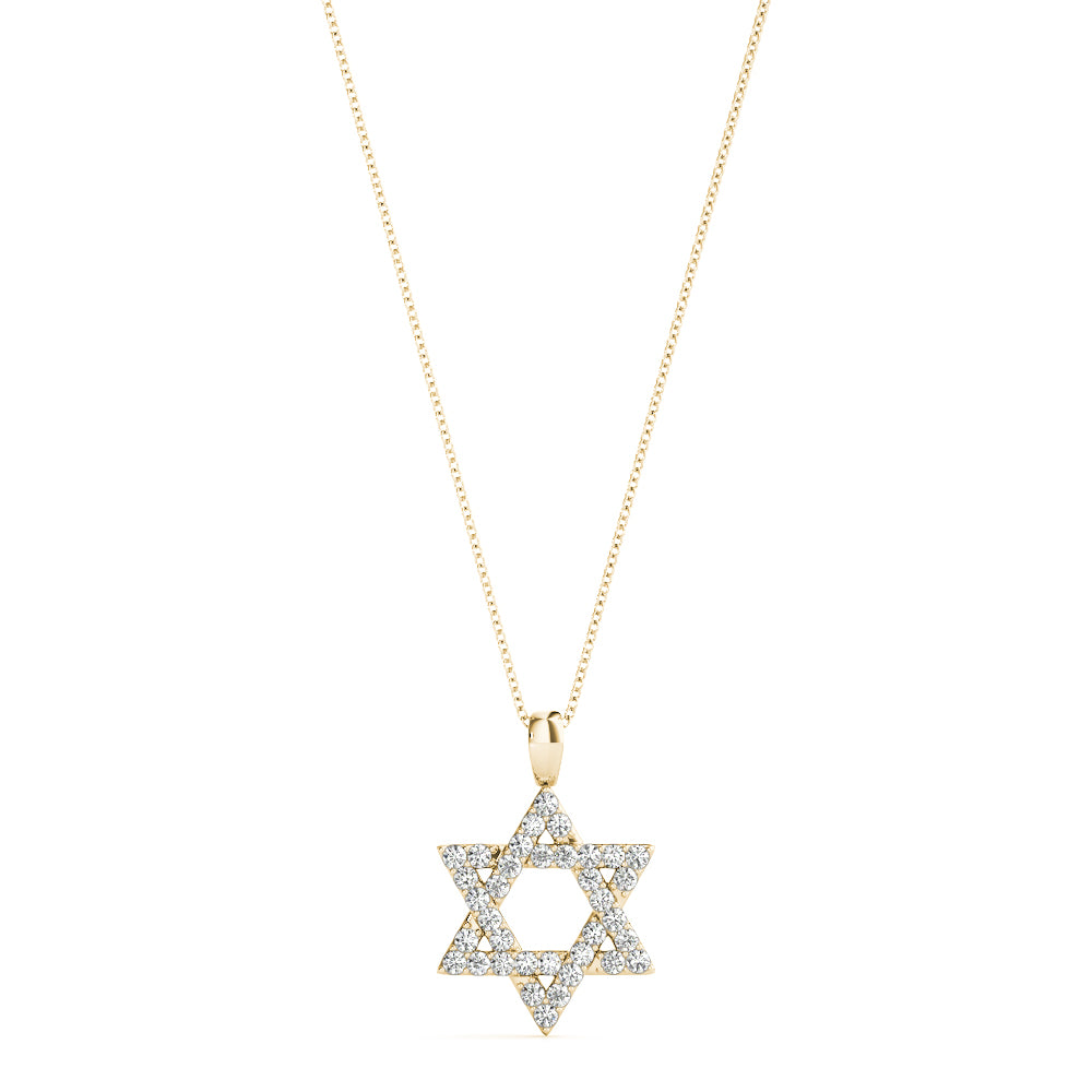 Star Of David Religious Pendant