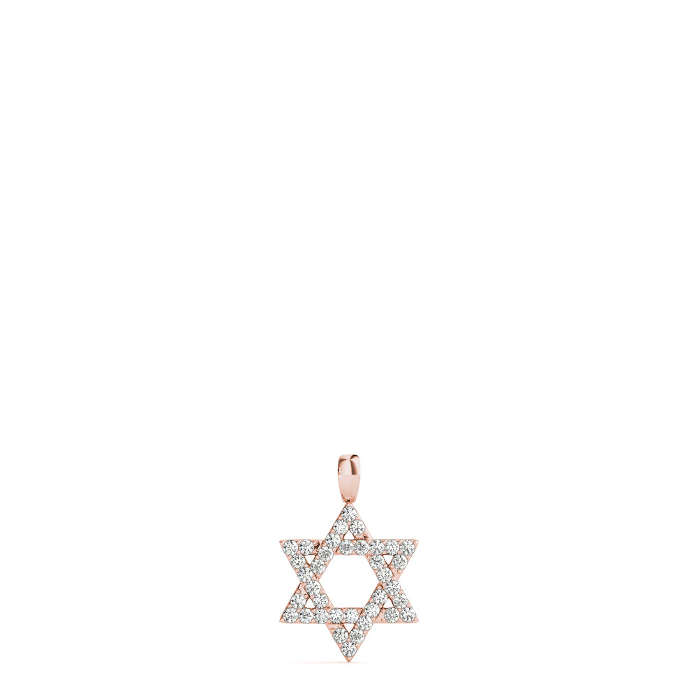Star Of David Religious Pendant