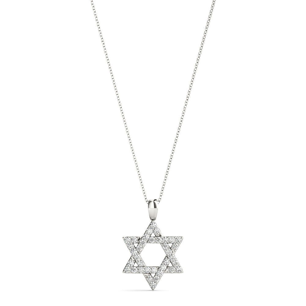 Star Of David Religious Pendant