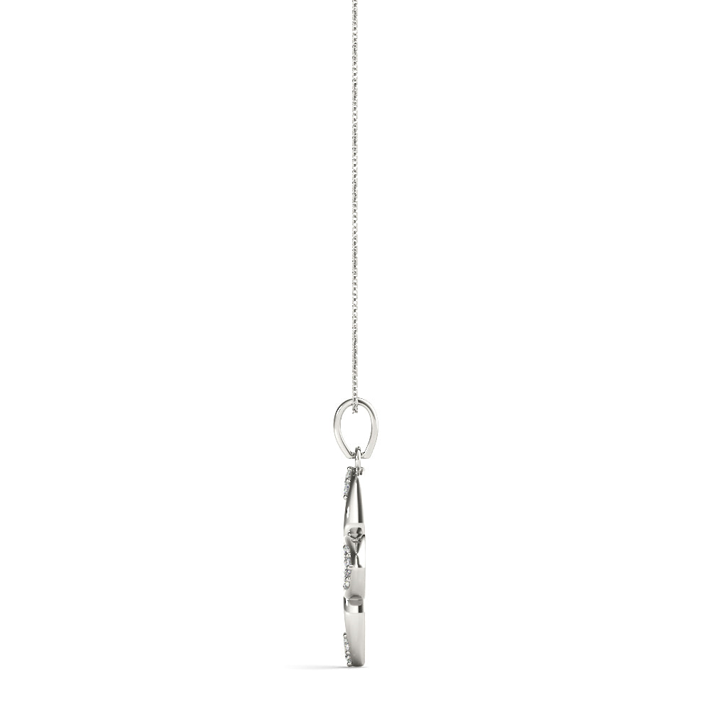 Lab Grown Star Shape Fashion Pendant