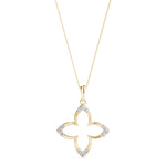 Natural Diamond Star Shape Fashion Pendant