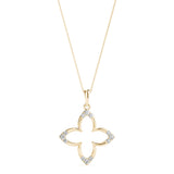 Natural Diamond Star Shape Fashion Pendant