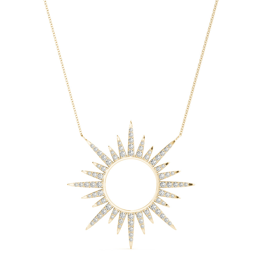 Sun Shaped Circle Fashion Pendants