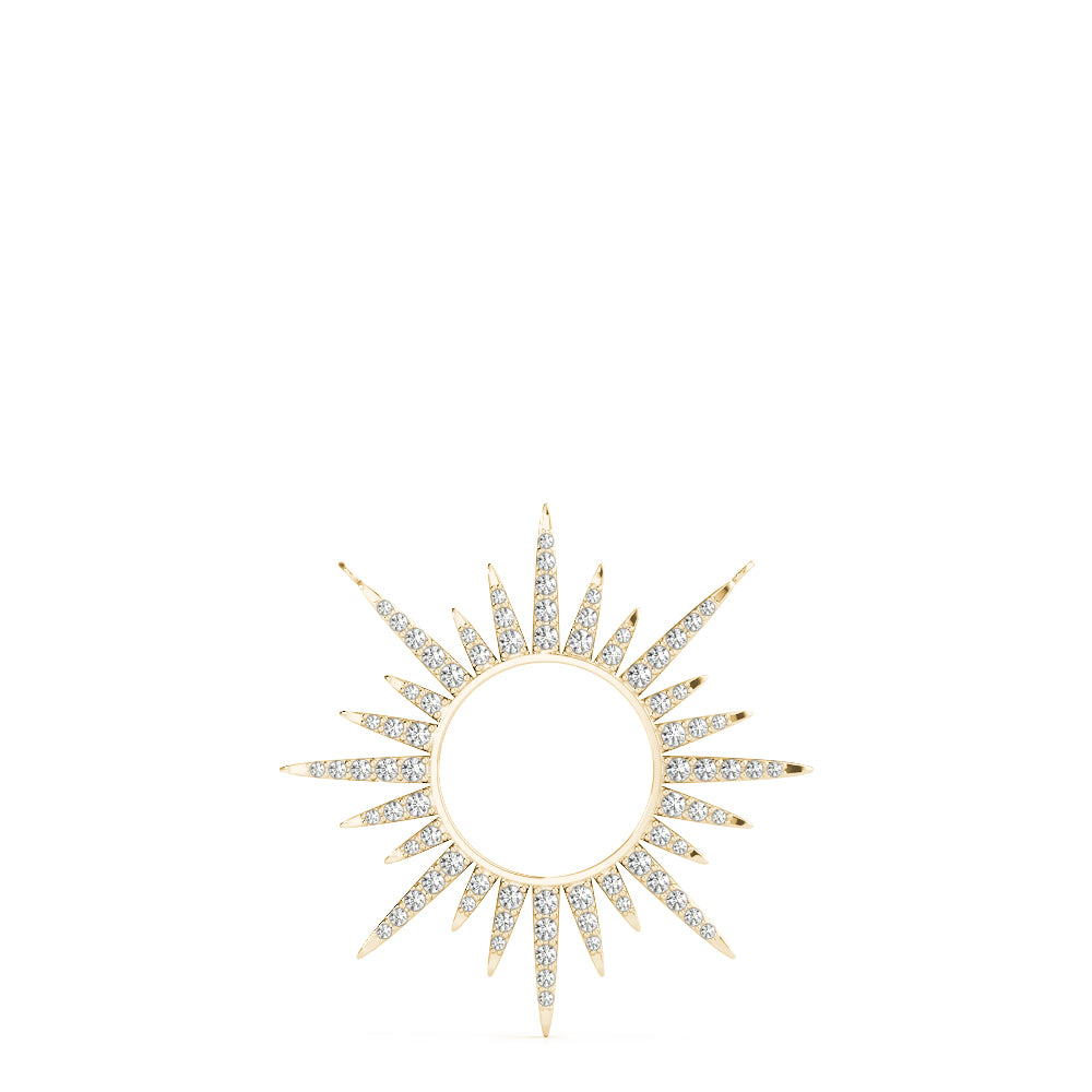 Sun Shaped Circle Fashion Pendants