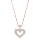 Natural Diamond Heart Shape Fashion Pendant