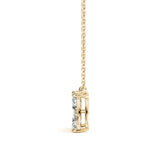 Marquise Shape Flower Pendants